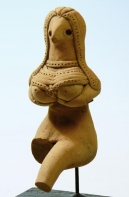 Mergarh Terracotta Female Figure Baluchistan, Mergarh, Indus Valley. Ca. 3000-2500 BC.jpg